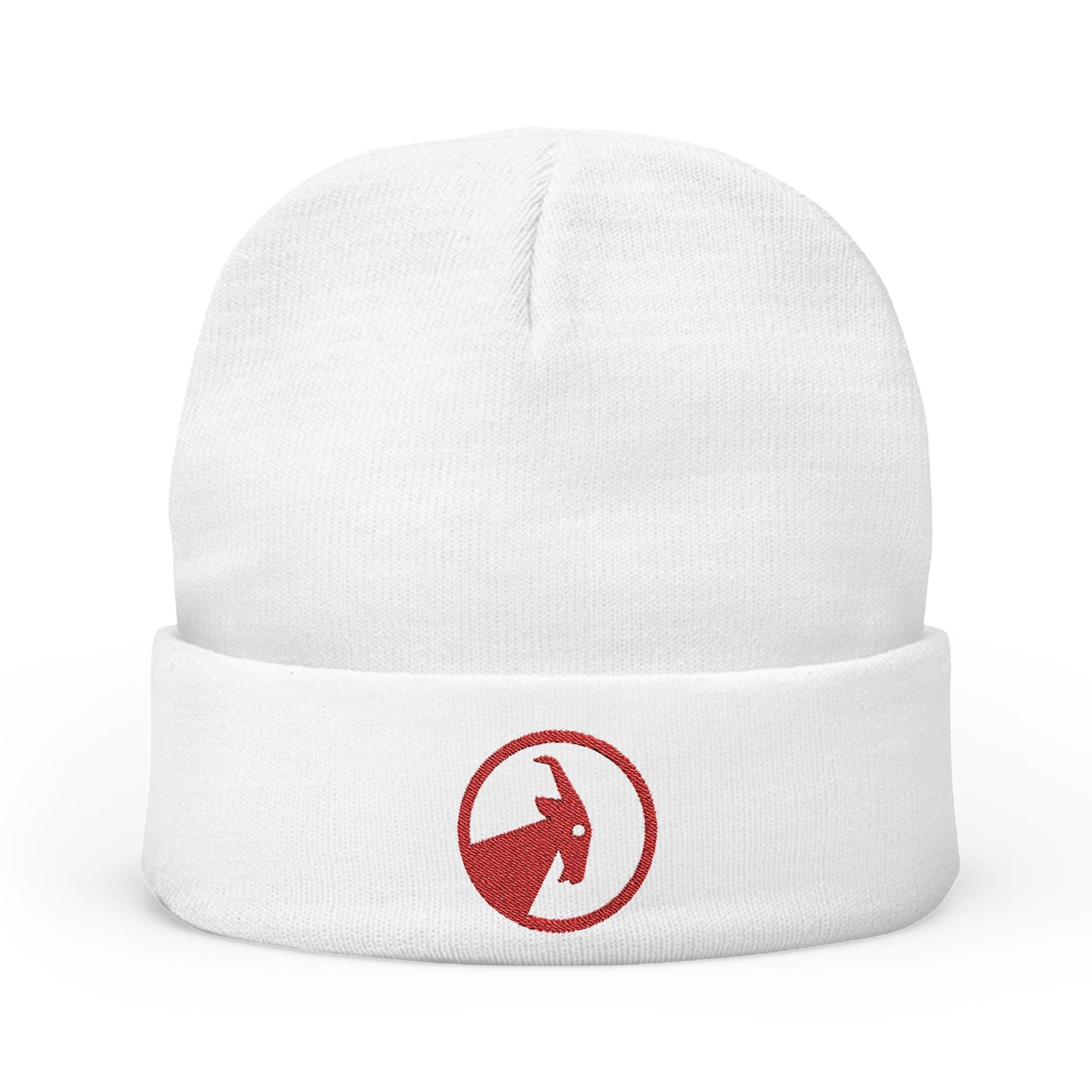  BILLY Knit Beanie(Red Goat - Embroidery) — AVAILABLE IN 6 COLORS