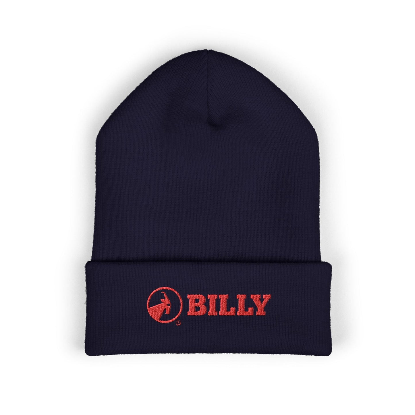  BILLY Classic Cuffed Beanie (Red Horizontal Logo - Embroidery) — AVAILABLE IN 9 COLORS