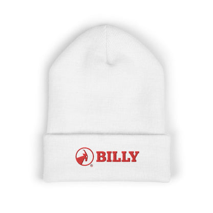  BILLY Classic Cuffed Beanie (Red Horizontal Logo - Embroidery) — AVAILABLE IN 9 COLORS