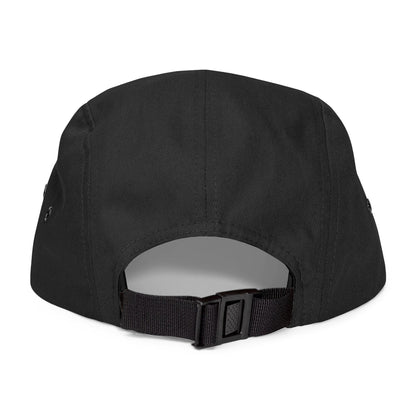  BILLY 5 Panel Cap (White Horizontal Logo - Embroidery) — AVAILABLE IN 6 COLORS