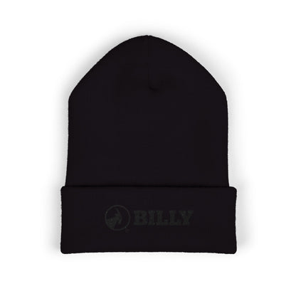  BILLY Classic Cuffed Beanie(Black Horizontal Logo - Embroidery) — AVAILABLE IN 7 COLORS