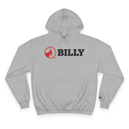  BILLY Core Adult Unisex Hoodie (Red/Black Horizontal Logo)