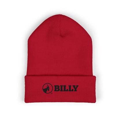  BILLY Classic Cuffed Beanie(Black Horizontal Logo - Embroidery) — AVAILABLE IN 7 COLORS