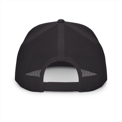  BILLY 5 Panel Flat Bill Trucker Cap (Black Goat - Embroidery) — AVAILABLE IN 10 COLORS