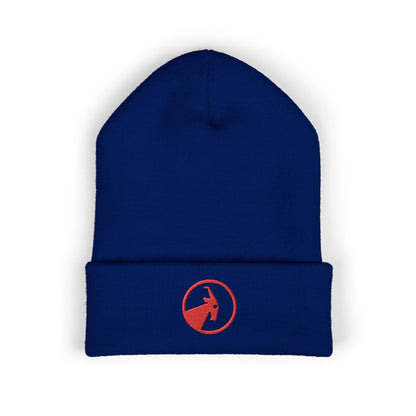  BILLY Classic Cuffed Beanie (Red Goat - Embroidery) — AVAILABLE IN 9 COLORS