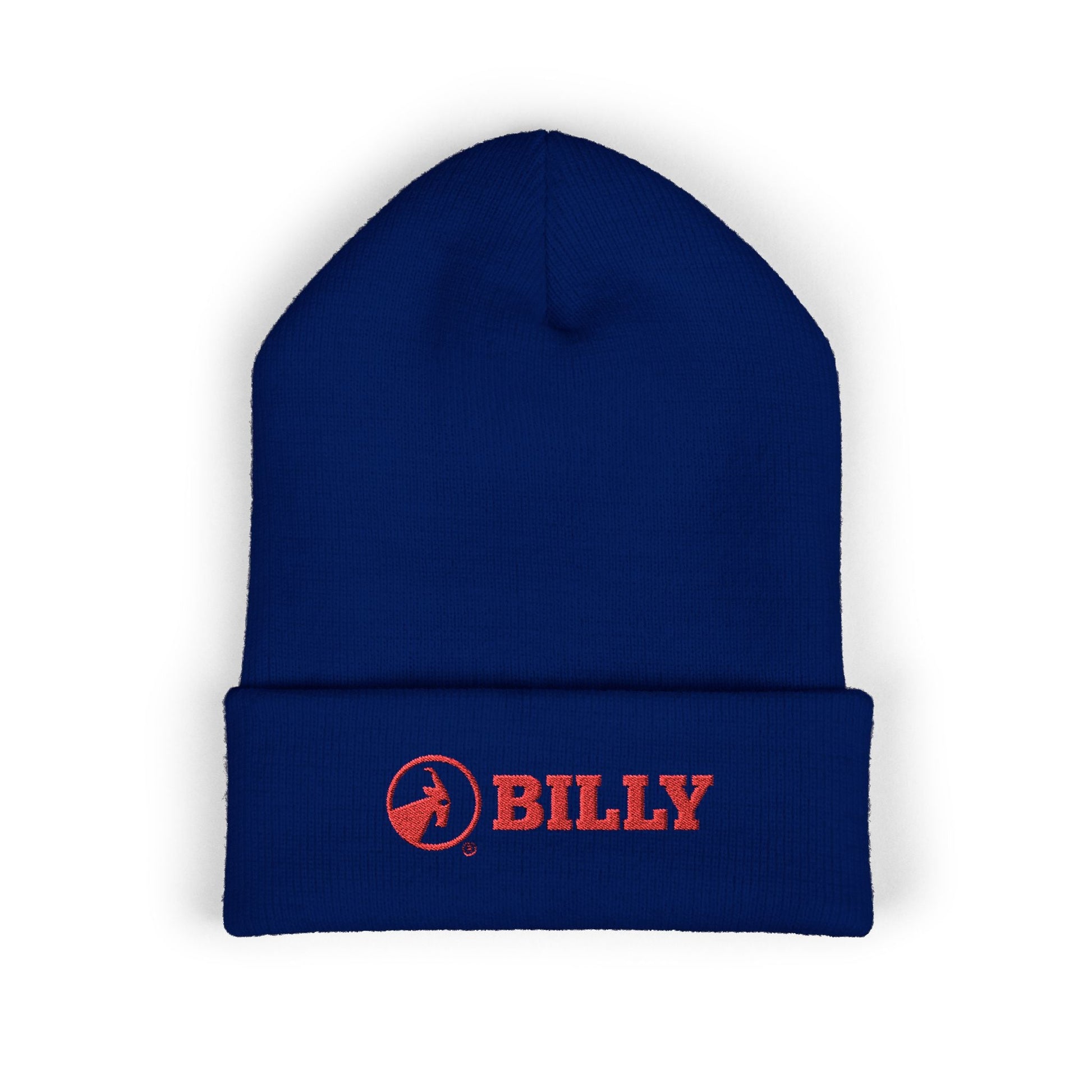  BILLY Classic Cuffed Beanie (Red Horizontal Logo - Embroidery) — AVAILABLE IN 9 COLORS