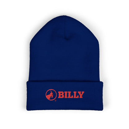  BILLY Classic Cuffed Beanie (Red Horizontal Logo - Embroidery) — AVAILABLE IN 9 COLORS