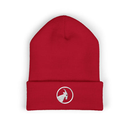 BILLY Classic Cuffed Beanie (White Goat - Embroidery) — AVAILABLE IN 12 COLORS