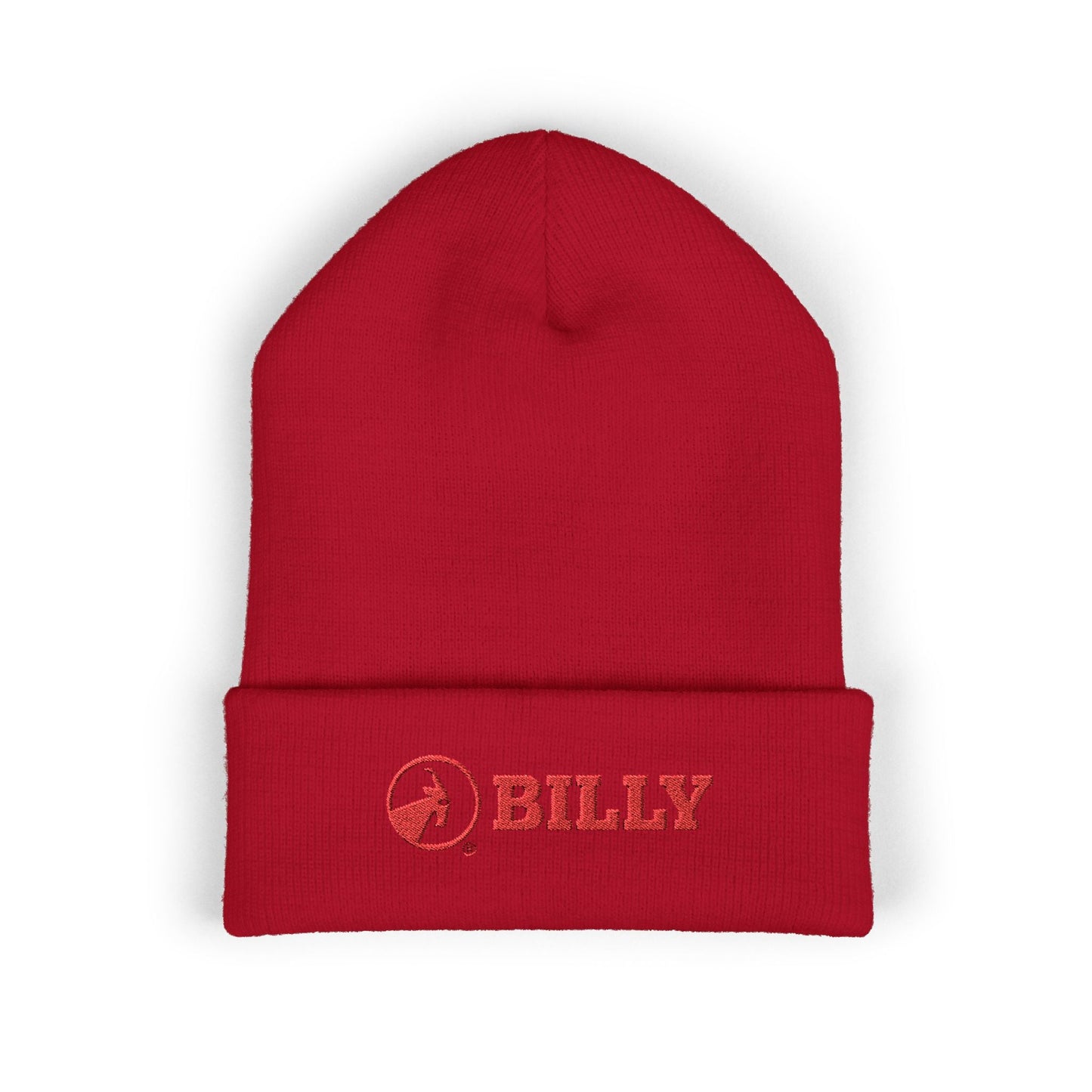  BILLY Classic Cuffed Beanie (Red Horizontal Logo - Embroidery) — AVAILABLE IN 9 COLORS