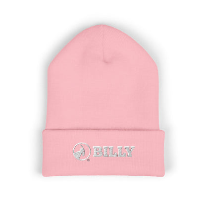  BILLY Classic Cuffed Beanie (White Horizontal Logo - Embroidery) — AVAILABLE IN 12 COLORS