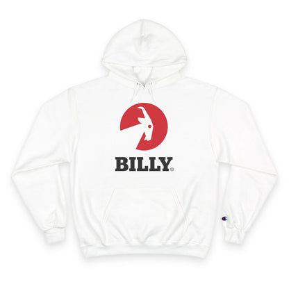  BILLY Core Adult Unisex Hoodie (Red/Black Vertical Logo)