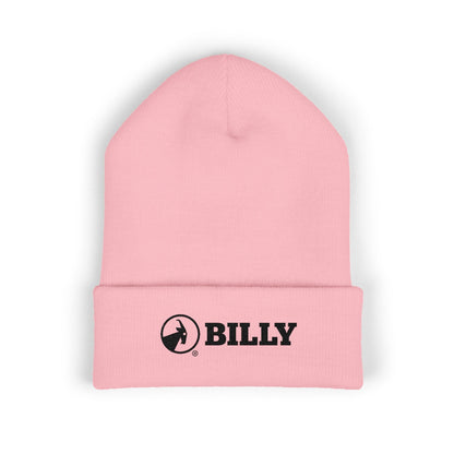  BILLY Classic Cuffed Beanie(Black Horizontal Logo - Embroidery) — AVAILABLE IN 7 COLORS
