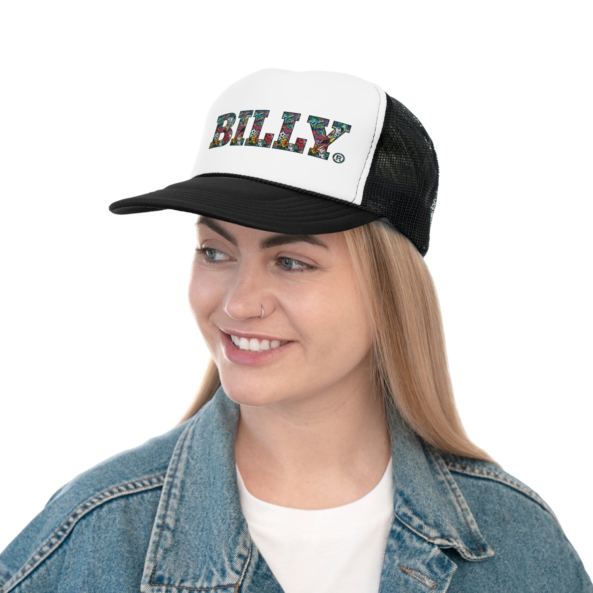  BILLY Foam Trucker Cap (Night Sk8ter - Print)