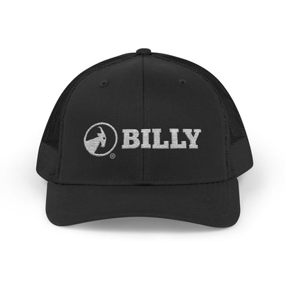  BILLY Snapback Trucker Cap (White Horizontal Logo - Embroidery) — AVAILABLE IN 8 COLORS
