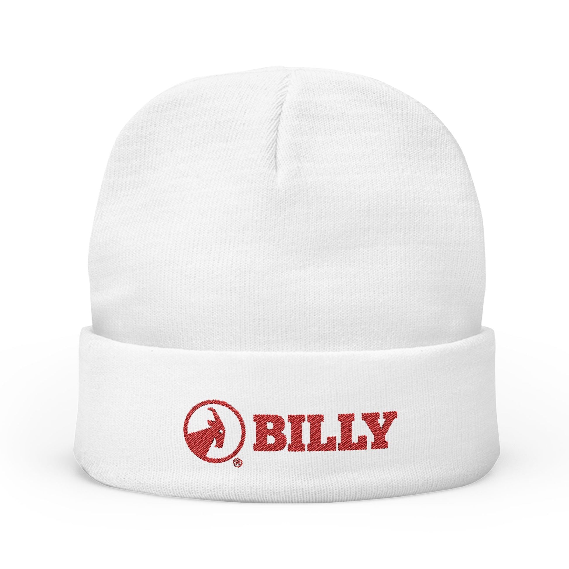  BILLY Knit Beanie(Red Horizontal Logo - Embroidery) — AVAILABLE IN 6 COLORS