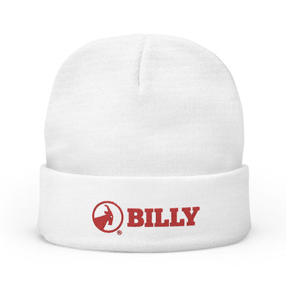  BILLY Knit Beanie(Red Horizontal Logo - Embroidery) — AVAILABLE IN 6 COLORS