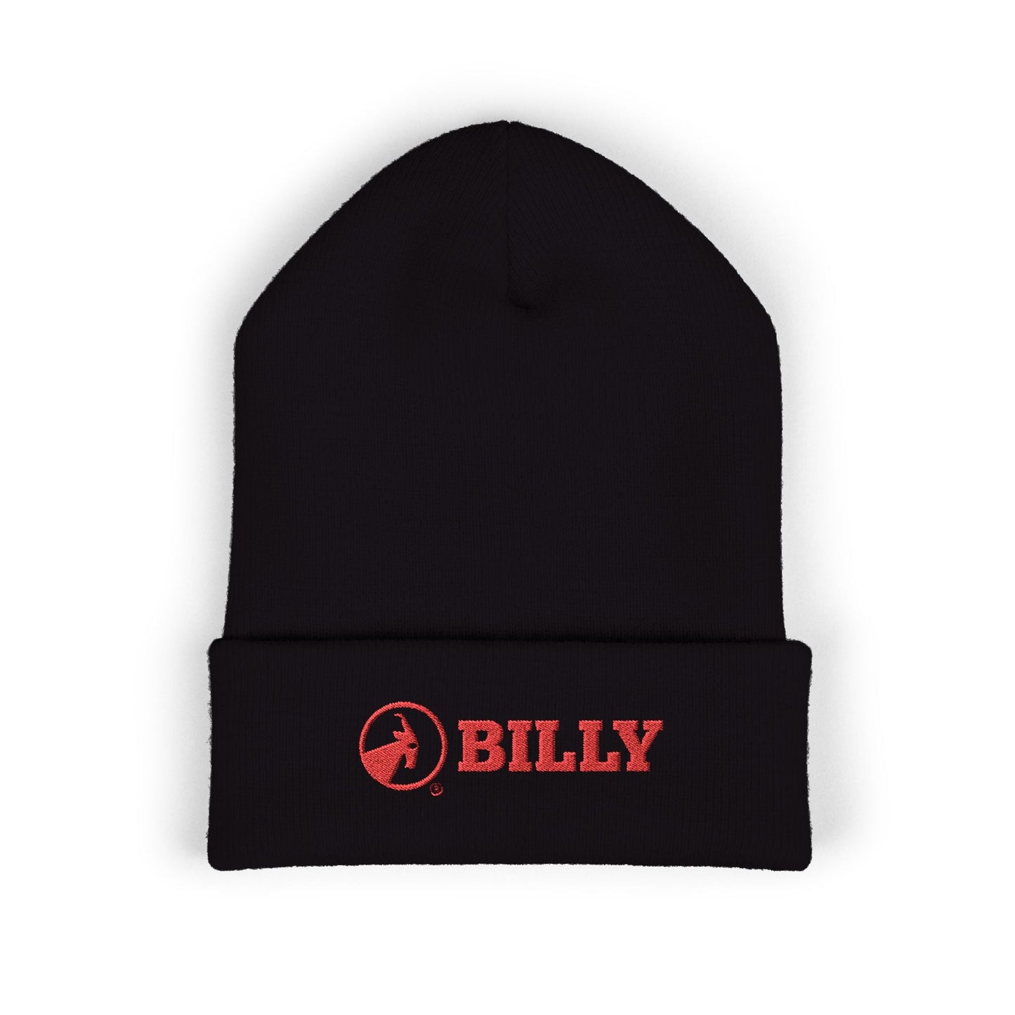  BILLY Classic Cuffed Beanie (Red Horizontal Logo - Embroidery) — AVAILABLE IN 9 COLORS