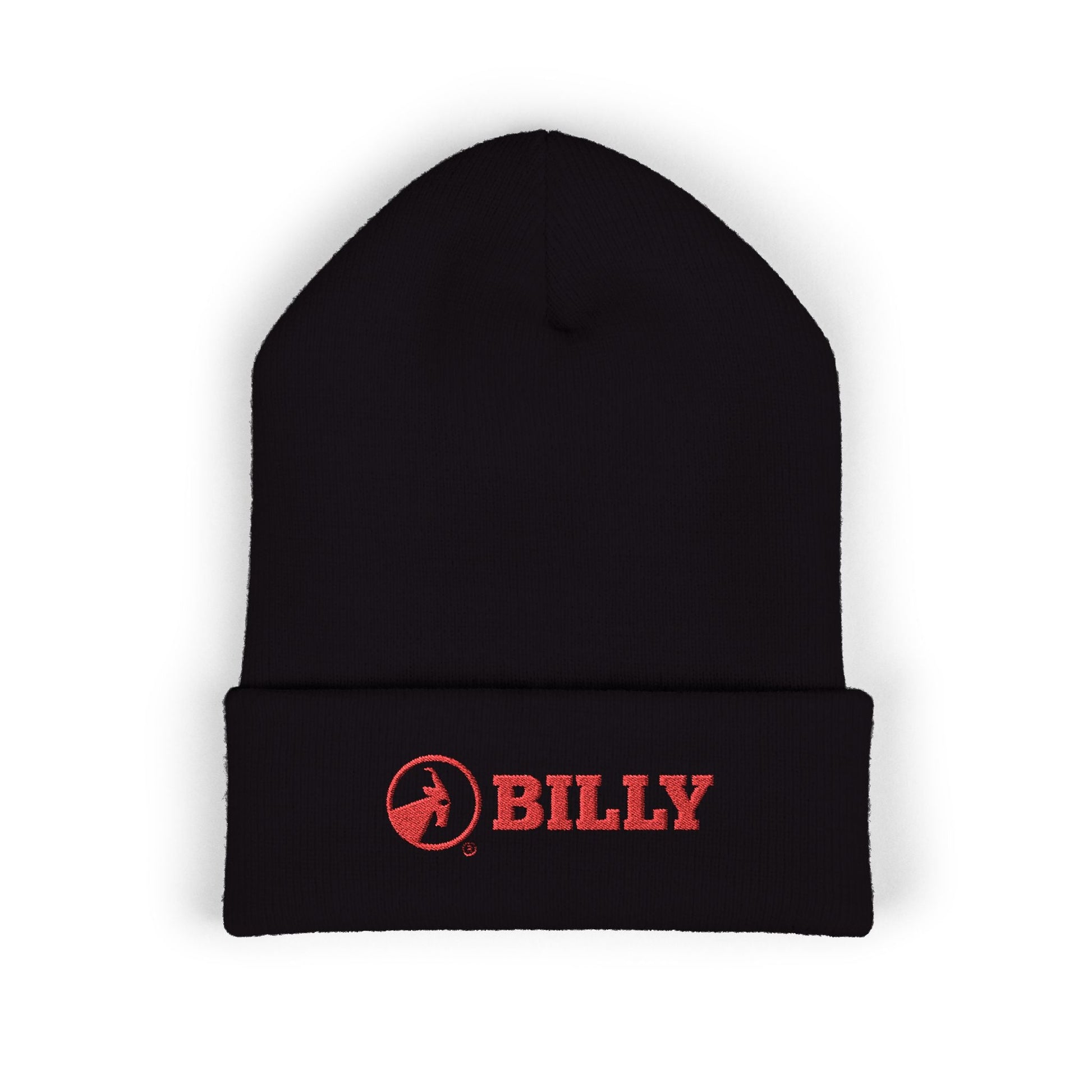 BILLY Classic Cuffed Beanie (Red Horizontal Logo - Embroidery) — AVAILABLE IN 9 COLORS