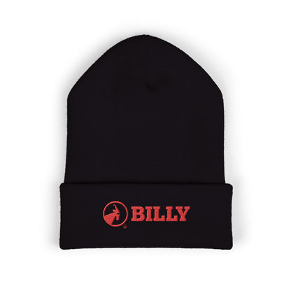  BILLY Classic Cuffed Beanie (Red Horizontal Logo - Embroidery) — AVAILABLE IN 9 COLORS