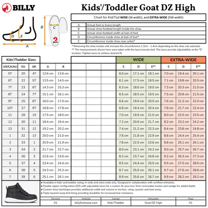  Kids'/Toddler BILLY Goat DZ High