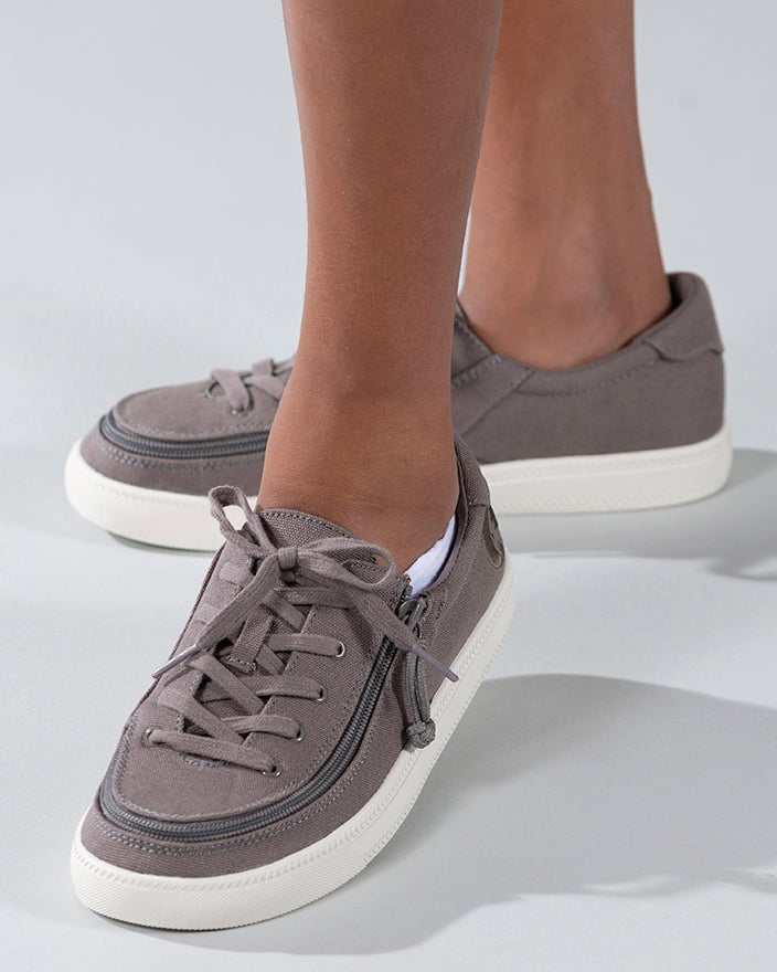  FINAL SALE - Dark Grey BILLY Sustainable Lace Lows