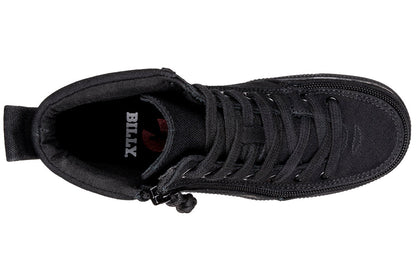  Black To The Floor Canvas BILLY Classic Lace High Tops