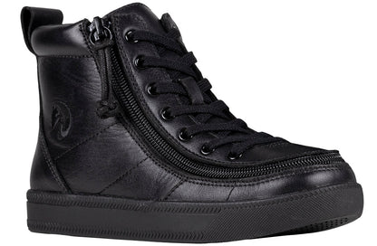  Black To The Floor Leather BILLY Classic Lace Highs