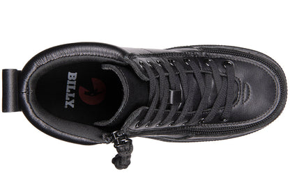  Black To The Floor Leather BILLY Classic Lace Highs