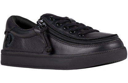  Black To The Floor Leather BILLY Classic Lace Lows