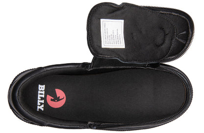  Black To The Floor Leather BILLY Classic Lace Lows