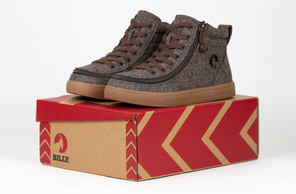  Brown Jersey BILLY Street High Tops