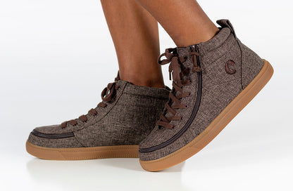  Brown Jersey BILLY Street High Tops