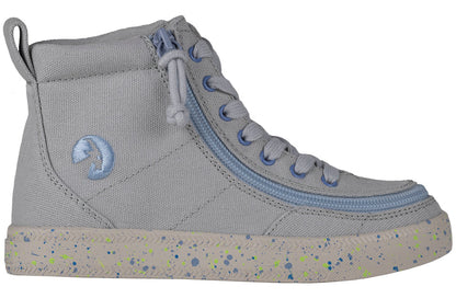  FINAL SALE - Grey/Blue Speckle BILLY Classic Lace High Tops