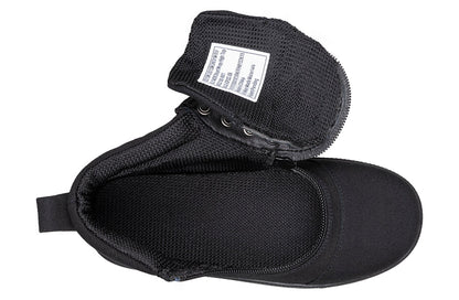  FINAL SALE - Black To The Floor BILLY D|R Short Wrap High Tops