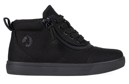  FINAL SALE - Black To The Floor BILLY D|R Short Wrap High Tops