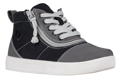  FINAL SALE - Grey Colorblock BILLY D|R Short Wrap High Tops