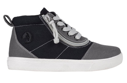  FINAL SALE - Grey Colorblock BILLY D|R Short Wrap High Tops
