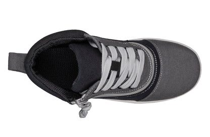  FINAL SALE - Grey Colorblock BILLY D|R Short Wrap High Tops