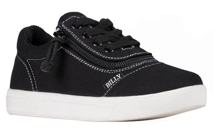  FINAL SALE - Black/White BILLY D|R Short Wrap Low Tops