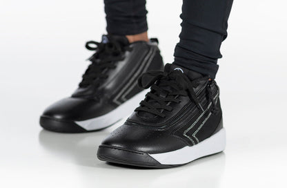  FINAL SALE - Black/White BILLY Sport Hoop Athletic Sneakers