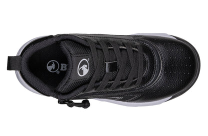  FINAL SALE - Black/White BILLY Sport Hoop Athletic Sneakers