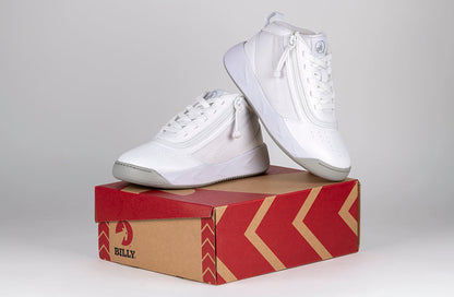  FINAL SALE - White BILLY Sport Hoop Athletic Sneakers