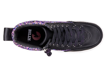  Black Fuchsia Glitz BILLY Classic Lace High Tops