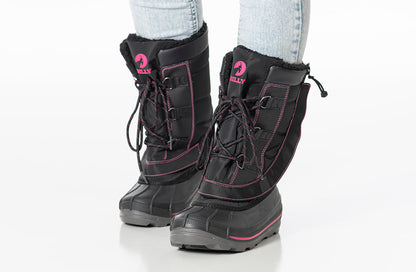  Black/Pink BILLY Ice Winter Boots