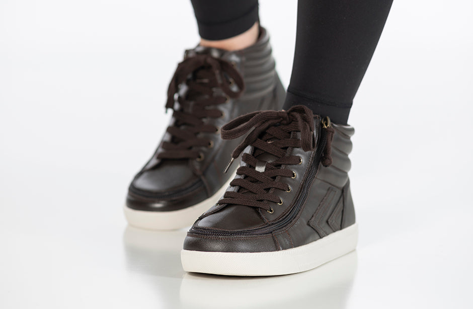  Brown Leather BILLY Ten9 CS Sneaker High Tops