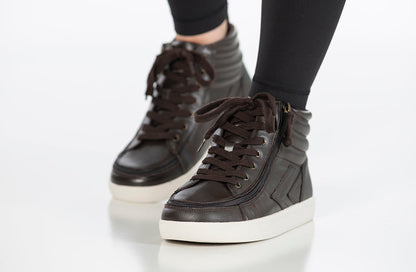  Brown Leather BILLY Ten9 CS Sneaker High Tops
