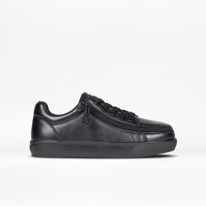  SALE - Black To The Floor Leather BILLY Classic D|R II Low