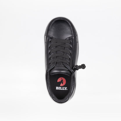  SALE - Black To The Floor Leather BILLY Classic D|R II Low