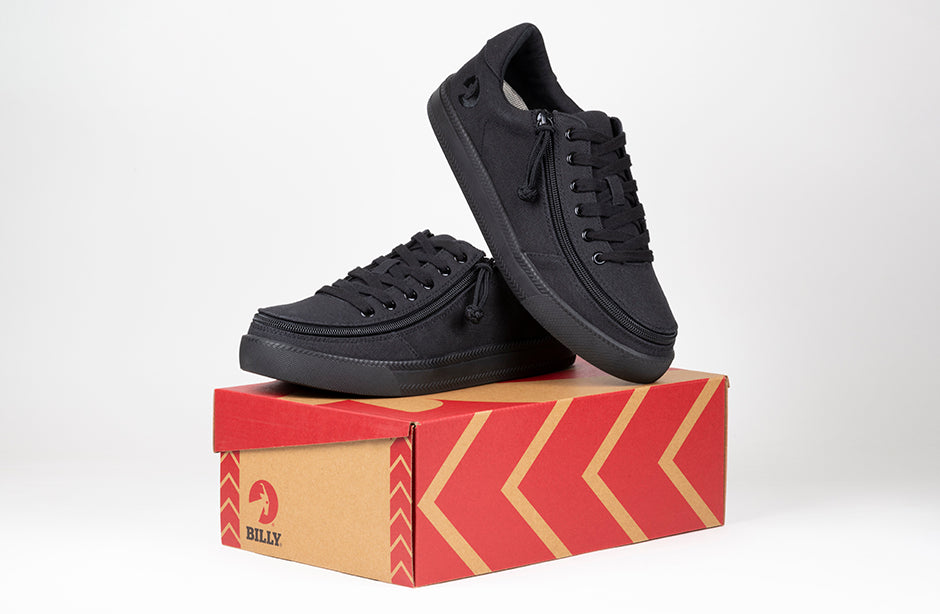  FINAL SALE - Men's Black To The Floor BILLY Classic Lace Lows (New Outsole)