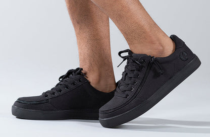  FINAL SALE - Men's Black To The Floor BILLY Classic Lace Lows (New Outsole)